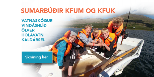 Skráning í sumarbúðir KFUM og KFUK